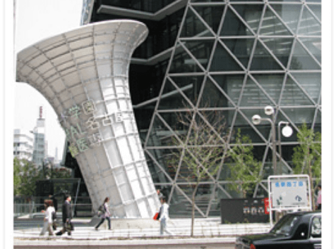 名古屋モード学園吸気塔